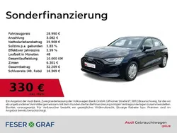 Brillantschwarz Gebraucht 2024 Audi A3 Ambiente Limousine | 28.990 € (Superpreis)