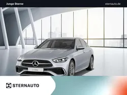 Metalliclack hightechsilber Gebraucht 2024 Mercedes C200 AMG line Limousine | 42.980 € (Etwas zu teuer)