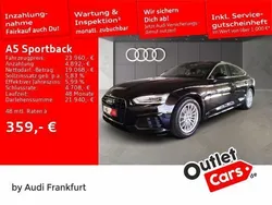 Brillantschwarz/brillantschwarz Gebraucht 2018 Audi A5 Sportback Design Limousine | 23.960 € (Superpreis)