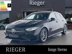Black metallic Gebraucht 2024 Mercedes A250 AMG Limousine | 36.855 € (Fairer Preis)