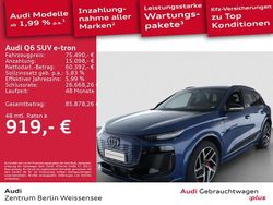 Ascariblau metallic Gebraucht 2025 Audi Q6 e-tron S-Line SUV | 75.490 € (Fairer Preis)