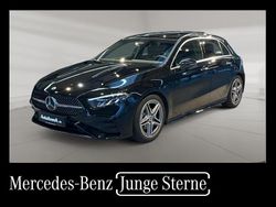 Schwarz Gebraucht 2024 Mercedes A200 AMG Limousine | 33.579 € (Fairer Preis)