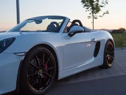 Weiß Gebraucht 2016 Porsche Boxster Spyder Cabrio | 105.900 € (Teuer)