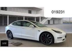 Weiss metallic (metallic) Gebraucht 2020 Tesla Model 3 Long Range AWD Limousine | 24.950 € (Guter Preis)