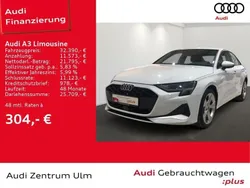 Gletscherweiß metallic Gebraucht 2024 Audi A3 Advanced Plus Limousine | 32.680 € (Fairer Preis)