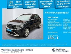 2t deep black perleffekt (metallic) Gebraucht 2024 VW T-Cross Life SUV | 21.690 € (Fairer Preis)