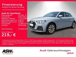 Pfeilgrau perleffekt Gebraucht 2024 Audi A1 Sportback Advanced Plus Kleinwagen | 22.660 € (Fairer Preis)