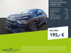 Perlaneraschwarz (metallic) Gebraucht 2022 Citroën e-C4 Shine Limousine | 19.980 € (Guter Preis)