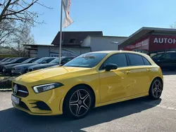 Gelb Gebraucht 2019 Mercedes A220 AMG line Limousine | 28.990 € (Teuer)