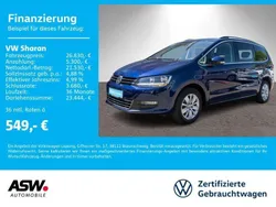 Atlantik blue metallic Gebraucht 2019 VW Sharan Comfortline Van / Kleinbus | 26.830 € (Etwas zu teuer)