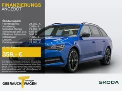 Blau Gebraucht 2020 Skoda Superb SportLine Kombi | 24.250 € (Fairer Preis)