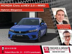 Blau Neu 2025 Honda Civic Elegance Limousine | 36.790 € (Fairer Preis)