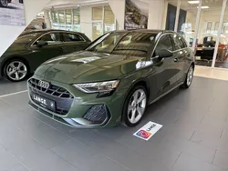 Distriktgrün metallic Gebraucht 2024 Audi A3 Sportback S-Line Limousine | 37.490 € (Superpreis)