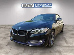 Schwarz Gebraucht 2015 BMW 218 Sport Line Cabrio | 14.980 € (Teuer)