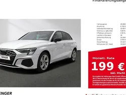 Weiß Gebraucht 2022 Audi A3 Sportback e-tron S-Line Limousine | 28.880 € (Fairer Preis)