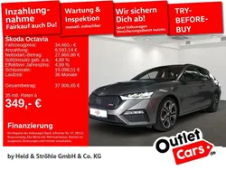 Grau Gebraucht 2022 Skoda Octavia RS Kombi | 34.460 € (Etwas zu teuer)