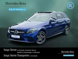 Brillantblau Gebraucht 2019 Mercedes C200 AMG Kombi | 30.660 € (Teuer)