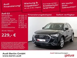 Mythosschwarz metallic Gebraucht 2024 Audi Q3 S-Line SUV | 48.500 € (Etwas zu teuer)