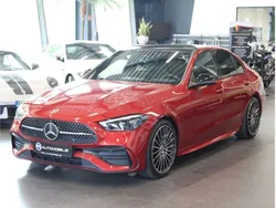 Rot Gebraucht 2021 Mercedes C200 AMG line Limousine | 37.990 €