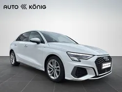 Weiß Gebraucht 2023 Audi A3 Sportback S-Line Limousine | 24.990 € (Fairer Preis)