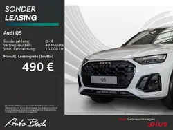 Weiß (gletscherweiß metallic) Gebraucht 2024 Audi Q5 S-Line SUV | 49.870 € (Etwas zu teuer)