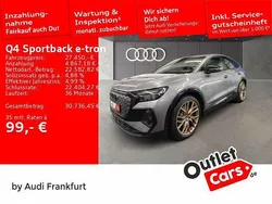 Taifungrau metallic Gebraucht 2022 Audi Q4 Sportback e-tron Ambiente SUV | 27.450 € (Guter Preis)