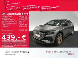 Taifungrau metallic Gebraucht 2023 Audi Q4 Sportback e-tron Ambiente SUV | 36.986 € (Guter Preis)