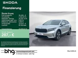 Silber Gebraucht 2022 Skoda Enyaq iV Lodge SUV | 36.490 € (Guter Preis)