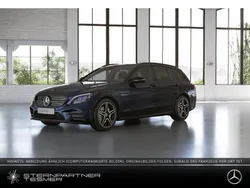 Blau Gebraucht 2021 Mercedes C200 AMG Limousine | 26.757 € (Fairer Preis)