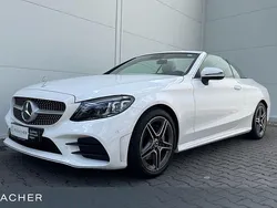 Weiß Gebraucht 2023 Mercedes C200 AMG line Cabrio | 41.349 € (Guter Preis)