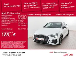 Gletscherweiß metallic Gebraucht 2024 Audi S3 Ambiente Limousine | 46.900 € (Etwas zu teuer)