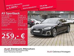 Schwarz Gebraucht 2022 Audi A5 Sportback S-Line Kleinwagen | 34.987 € (Guter Preis)