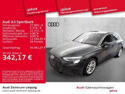 Manhattangrau metallic Gebraucht 2021 Audi A3 Sportback e-tron Design Limousine | 27.890 € (Teuer)