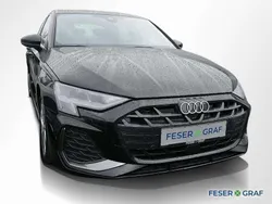 Mythosschwarz metallic Gebraucht 2024 Audi A3 S-Line Limousine | 30.550 € (Fairer Preis)