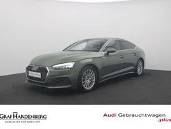 Distriktgrün metallic Gebraucht 2023 Audi A5 Sportback Ambiente Limousine | 34.880 € (Superpreis)