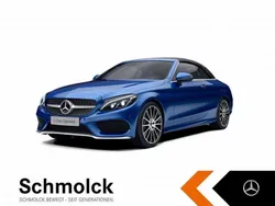 Blau Gebraucht 2018 Mercedes C300 AMG Cabrio | 34.900 € (Fairer Preis)