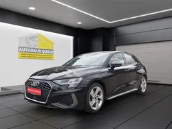 Schwarz Gebraucht 2024 Audi A3 Sportback S-Line Limousine | 27.999 € (Fairer Preis)