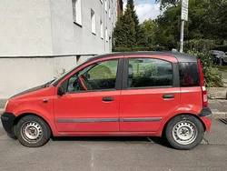 Rot Gebraucht 2004 Fiat Panda Kleinwagen | 500 €