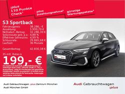 Mythosschwarz metallic Gebraucht 2024 Audi S3 Ambiente Limousine | 38.286 € (Guter Preis)