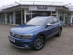 Blue silk (blau), metallic Gebraucht 2021 VW Tiguan Allspace Comfortline SUV | 33.480 € (Guter Preis)