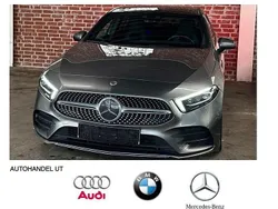 Grau Gebraucht 2019 Mercedes A200 AMG Limousine | 26.700 € (Etwas zu teuer)