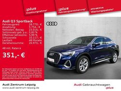 Blau Gebraucht 2021 Audi Q3 Sportback S-Line SUV | 29.890 € (Guter Preis)