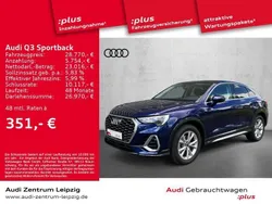 Blau Gebraucht 2021 Audi Q3 Sportback S-Line SUV | 29.890 € (Fairer Preis)