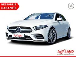 Polarweissmet. (metallic) Gebraucht 2022 Mercedes A200 AMG line Limousine | 26.890 € (Fairer Preis)