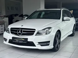 Polarweiss Gebraucht 2014 Mercedes C180 AMG line Kombi | 13.490 € (Fairer Preis)