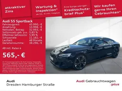Mythosschwarz metallic Gebraucht 2021 Audi S5 Sportback Ambiente Kleinwagen | 44.995 € (Fairer Preis)