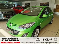 Metisgrün metallic Gebraucht 2013 Mazda 2 Edition Limousine | 7.495 € (Etwas zu teuer)