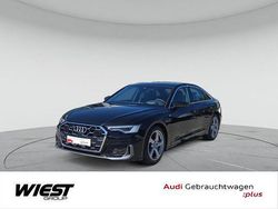 Mythosschwarz metallic Gebraucht 2024 Audi A6 S-Line Limousine | 53.888 € (Teuer)