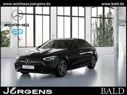 Schwarz obsidianschwarz metall Gebraucht 2024 Mercedes C300 AMG Limousine | 52.840 € (Teuer)