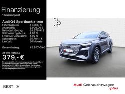 Taifungrau metallic Gebraucht 2023 Audi Q4 Sportback e-tron S-Line SUV | 41.488 € (Fairer Preis)